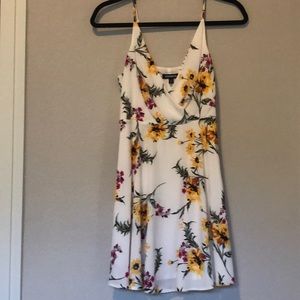 Express white floral dress- NWT